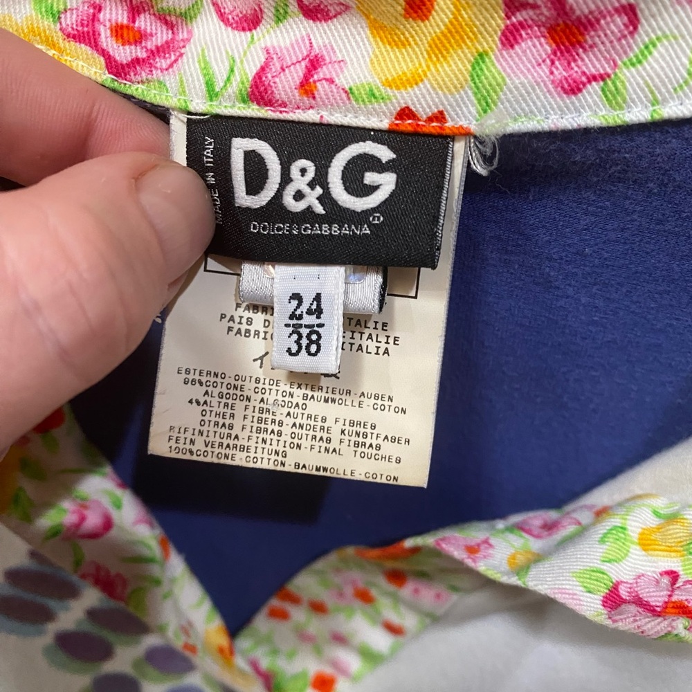 D&G Multicolor Short Sleeve Tee - Picture 5 of 13